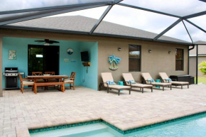 Pool and Lanai Centrally Located Cape Coral Home
